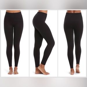 SPANX Look At Me Now Leggings, Very Black | Sz. Large  (FL3515)  *NWT*